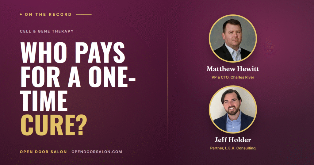 How to Pay for One-Time Cell Therapy: The Payer Problem