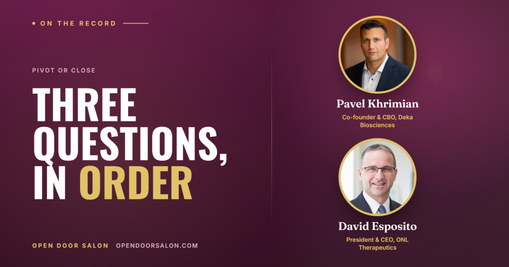 Pivot or Shut Down? The Three Questions Biotech Leaders Ask